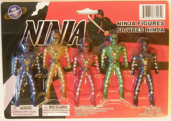 Ninja Figures Who Are Just Power Rangers